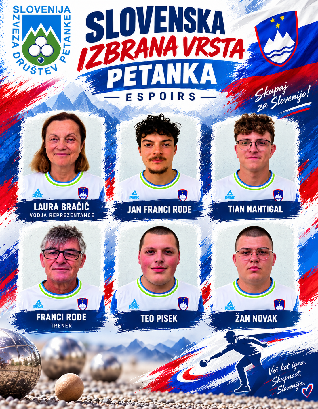 Predstavitev slovenske reprezentance Espoirs (U23)