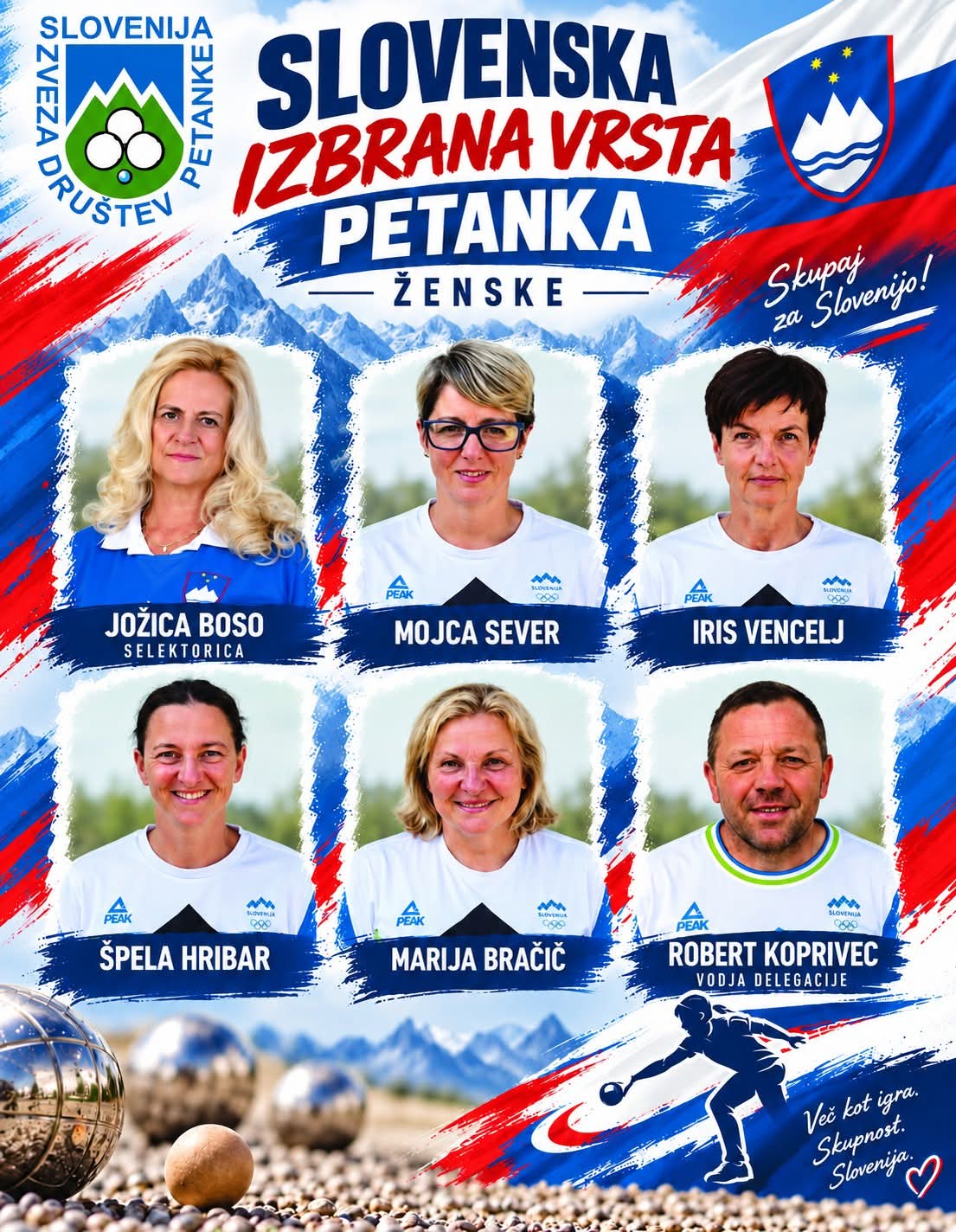 Predstavitev slovenske ženske reprezentance